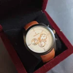 ساعت مچی مردانه رمانسون بند چرم کلیپسی کد ۴۲۵ - تصویر 4