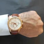 ساعت مچی مردانه رمانسون بند چرم کلیپسی کد ۴۲۵ - تصویر 7