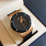 ساعت مچی مردانه چرم بند هابلوت کد 1447