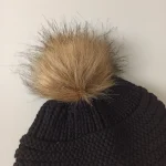 کلاه تک زنانه خزدار گرم مدل شیطونی کد10 - تصویر 3