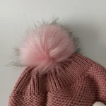 کلاه تک زنانه خزدار مدل عروسکی کد 12 - تصویر 3