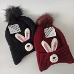 کلاه تک زنانه خزدار مدل عروسکی کد 12 - تصویر 7