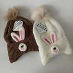 کلاه تک زنانه خزدار مدل عروسکی کد 12 - تصویر 9