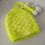 شال و کلاه نوزادی خزدار رینگی مدل بافتنی کد 13 - تصویر 4