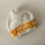 کلاه تک نوزادی خزدار مدل بافتنی کد 17 - تصویر 2