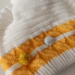 کلاه تک نوزادی خزدار مدل بافتنی کد 17 - تصویر 3