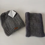 شال و کلاه مردانه خزدار رینگی مدل بافتنی کد 25 - تصویر 8