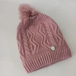 شال و کلاه دخترانه خزدار مدل بافتنی کد 27 - تصویر 3