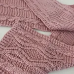 شال و کلاه دخترانه خزدار مدل بافتنی کد 27 - تصویر 7