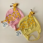 کلاه تک نوزادی تریکو بند دار گرم مدل عروسکی3 - تصویر 8