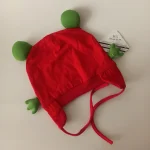 کلاه تک نوزادی تریکو گرم مدل عروسکی کد 31 - تصویر 7