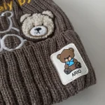 شال و کلاه پسرانه خزدار رینگی مدل بافتنی کد 33 - تصویر 4