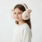 گوشگیر دخترانه خزدار خرگوشی مدل عروسکی کد 42