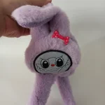 گوشگیر دخترانه پمپی وارداتی خزدار مدل لبو بو کد 51 - تصویر 6