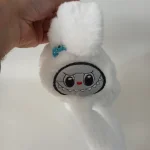 گوشگیر دخترانه پمپی وارداتی خزدار مدل لبو بو کد 51 - تصویر 8