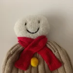 شال و کلاه پسرانه خزدار رینگی مدل بافتنی کد7 - تصویر 4