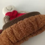 شال و کلاه پسرانه خزدار رینگی مدل بافتنی کد7 - تصویر 5