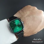 اقلام همراه جعبه چوبی و باتری اضافه ساعت مچی ست کاسیو Casio1138