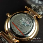 تصویر کلی ساعت مچی زنانه لانگ بو مدل دو تقویم DO1105 با جعبه هارد تو مخملی و کارت گارانتی