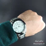 بسته بندی جعبه هارد تو مخملی همراه با کارت گارانتی ساعت DO1106