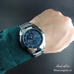 بند استیل رنگ ثابت ساعت مردانه پرومادو DO1106 و قفل کلیپسی