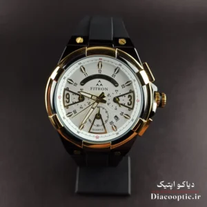ساعت مچی مردانه سه موتور برند فیترون مدل Do1272 بند رابر