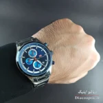 جزئیات کرنوگراف و دکمه های کنترلی ساعت مینی فوکوس Mf0081G.03