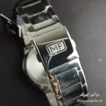 نمای جانبی قاب نقره ای مشکی و شیشه کریستال ضدخش Mf0397G.01