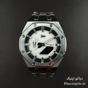 ساعت مچی مردانه برند Pate دو زمانه جهان نما مدل DO1104